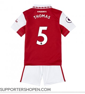 Arsenal Thomas Partey #5 Hemmatröja Barn 2022-23 Kortärmad (+ korta byxor)